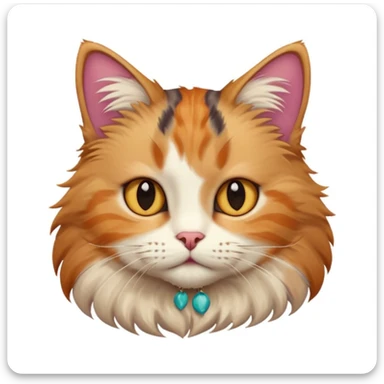 realistic cat from a side angle sticker
