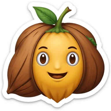 uma madeira com cara de sticker