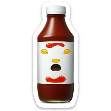 sauce bottle sticker