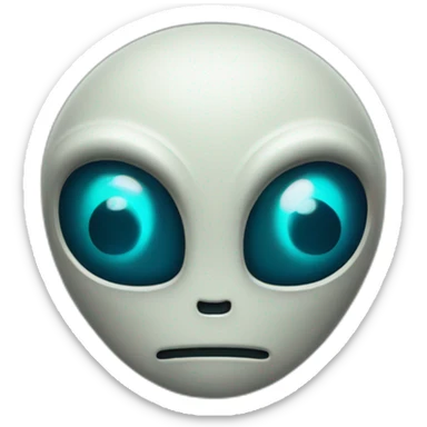 Alien QR code sticker