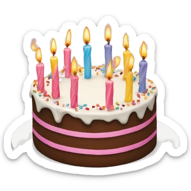 Birthday Cake sticker