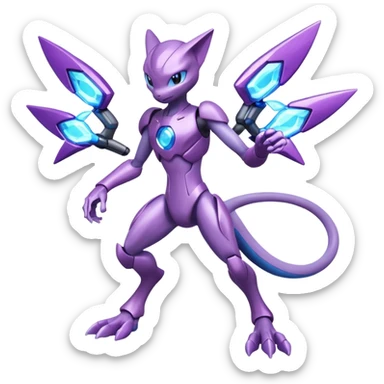 Vikavolt-Mewtwo-Genesect-Miraidon-fusion, full body sticker