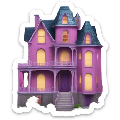 Barbie’s 6 story tall haunted dream house sticker