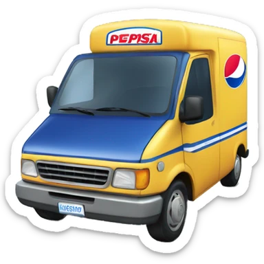 A pepsi cab sticker