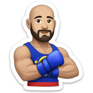 khamzat chimaev mma fighter sticker