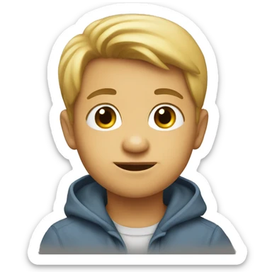 Un bambino che piange sticker