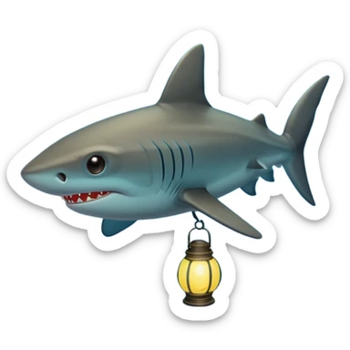 dwarf Lantern Shark sticker