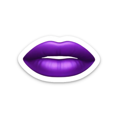 Purple Lipstick  sticker