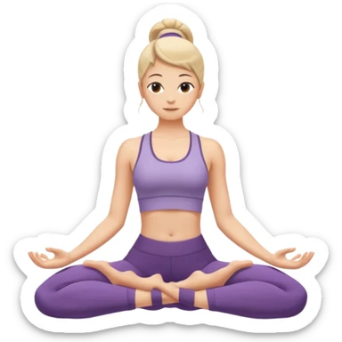 Yoga sticker