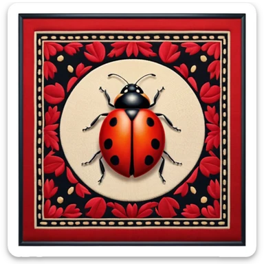 Snug as a bug in a rug sticker