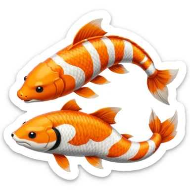 Koi-Fish-Tiger-Fox sticker