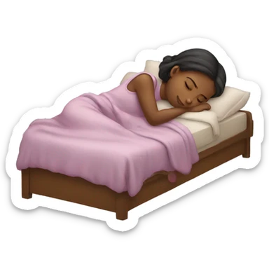 girl sleeping sticker