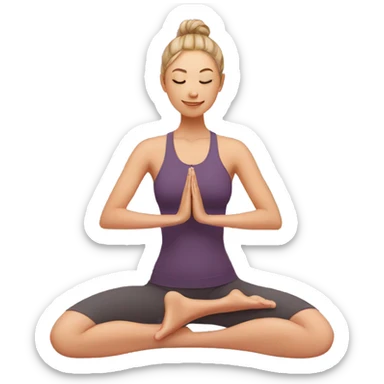 Yoga sticker
