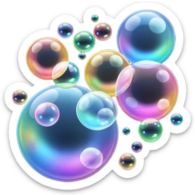 make an emji showing bubble boom it need s to be like an explosion sticker