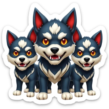cerberus mythological creatures sticker