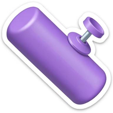 lilac push pin sticker