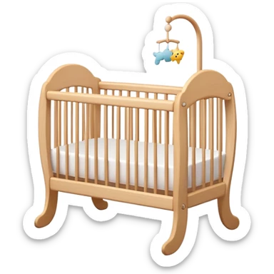 Baby crib sticker