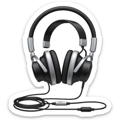 wise headphone and hanging from it, loops  sticker