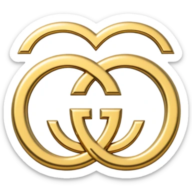 Gucci logo sticker