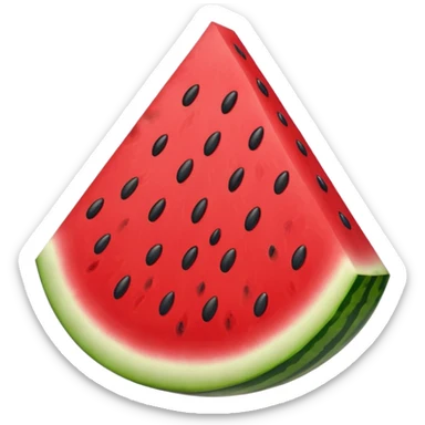 a slice of watermelon sticker