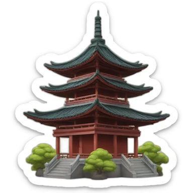 pagoda sticker