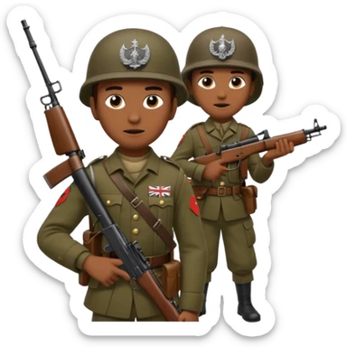 Zanzibar War image in professional look sticker