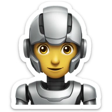 IA robo sticker