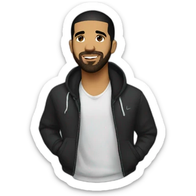 Drake artist emoji sticker