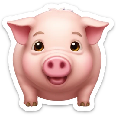 Cerdito Porky sticker