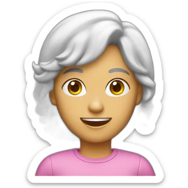 Plastic shopper  sticker