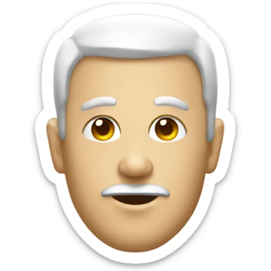 toilet with man head  sticker