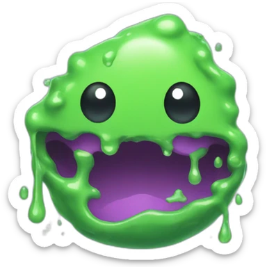Slime sticker