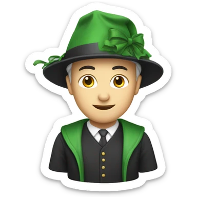 educated ireland person with bonnet sticker