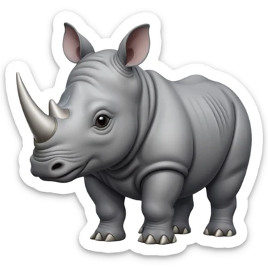 rhinoceros sticker