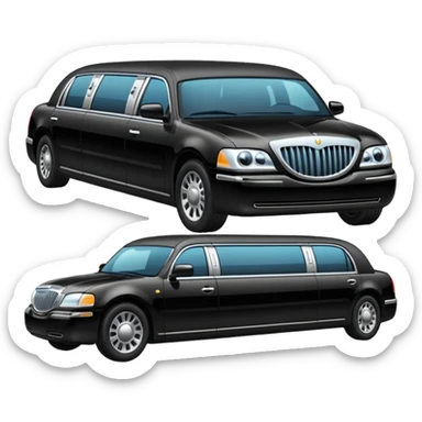 black limo sticker