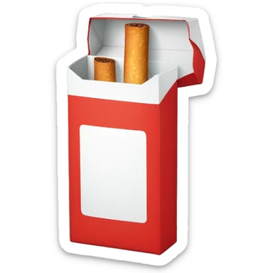 cigarette pack sticker