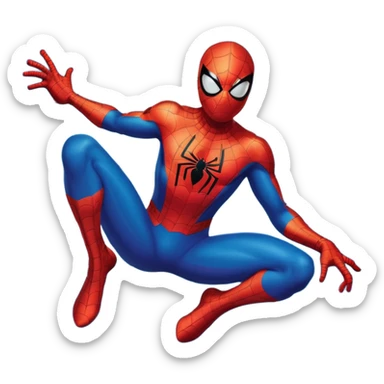 a magazine with Spider-Man on the cover sticker