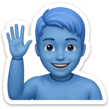 saying hello avatar sticker