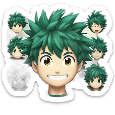 Izuku midoriya  sticker