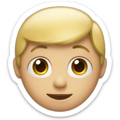 someone who's shy sticker