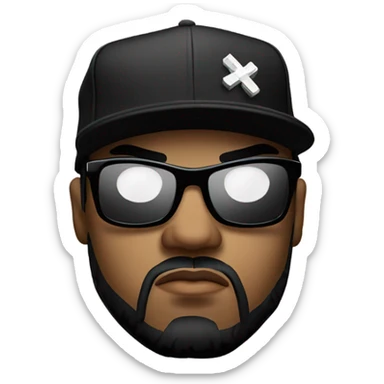 Ice cube rapper sticker