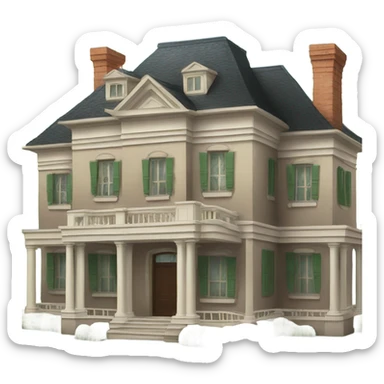 Old money mansion  sticker