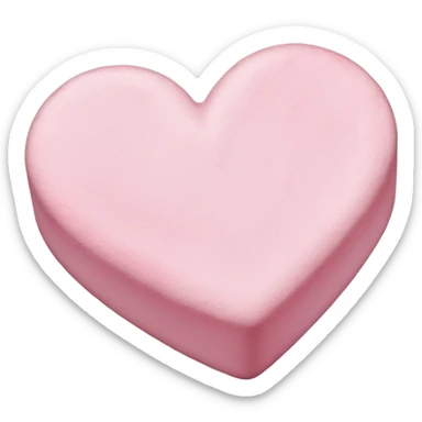 heart shaped marshmallows  sticker