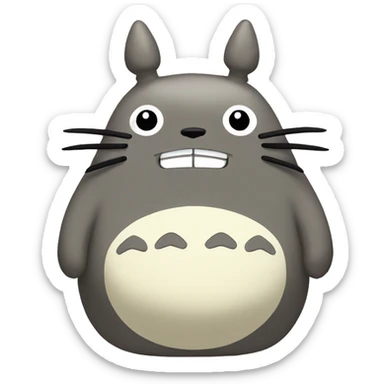 Totoro stuff toy sticker