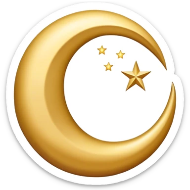 Ramadan moon  sticker