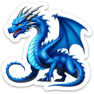 lightning dragon sticker
