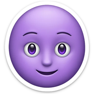 A ted fialovou levanduli emoji sticker