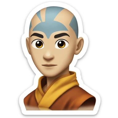 Aang the last airbender sticker