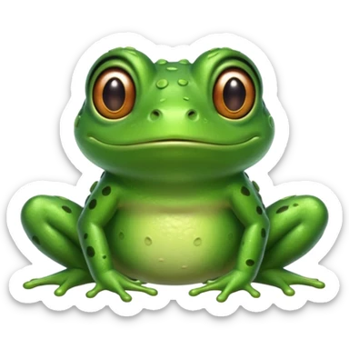 frog (without crown) from The Princess and the Frog sticker