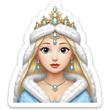 please include snow maid bbut make her glamourous she is in moscow sticker